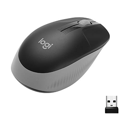 Logitech Wireless Mouse M190 - Full Size Ambidextrous Curve Design, 18-Month Battery with Power Saving Mode, Precise Cursor Control & Scrolling, Wide Scroll Wheel,  Only $9.99