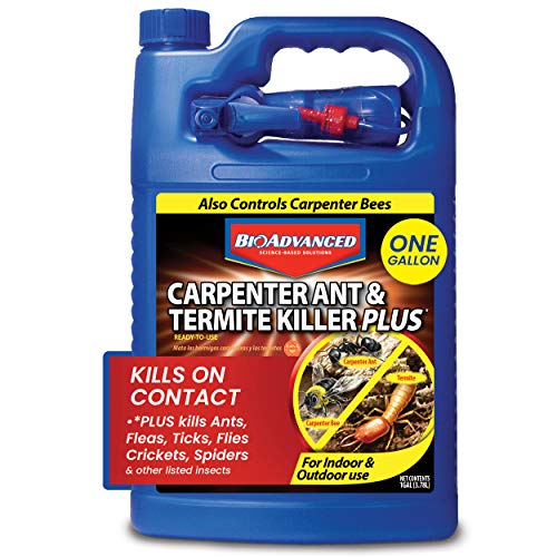 BioAdvanced 700332A Carpenter Ant & Termite Plus Insect Killer and Pesticide for Outdoors, 1-Gallon, Ready-to-Use, Now Only $18.47