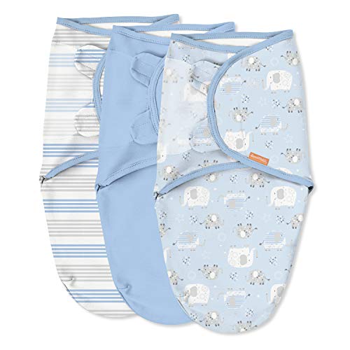 史低价！SwaddleMe 全棉婴儿安全包巾三个装，原价$34.99，现仅售$24.63！不同颜色可选！