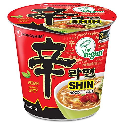 Nongshim Shin Ramyun Vegan, 2.64 Ounce, Pack of 6, List Price is $15.8, Now Only $6.63