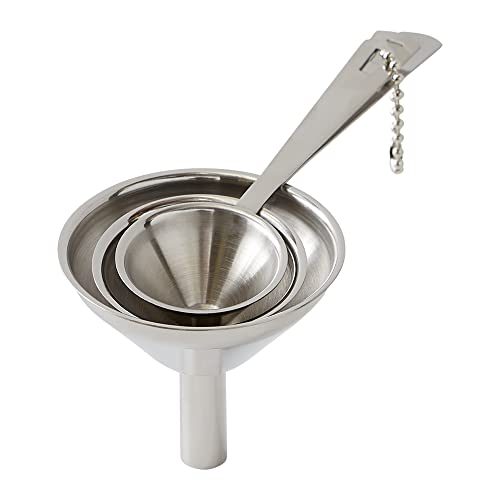RSVP Endurance 18/8 Stainless Steel Mini Funnel, Set of 3, List Price is $15, Now Only $7.41, You Save $7.59 (51%)