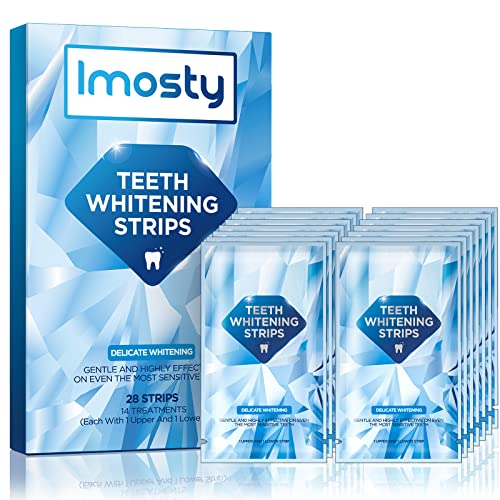 白菜价！亚马逊热卖Imosty牙齿美白条28件套, 可用于敏感牙齿，使用折扣码后仅售$8.99免运费！