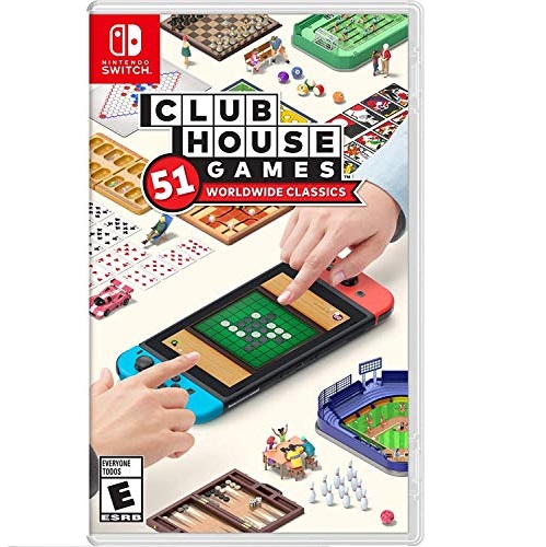 Clubhouse Games: 51 Worldwide Classics - Nintendo Switch, List Price is $39.99, Now Only $29.99, You Save $10.00 (25%)