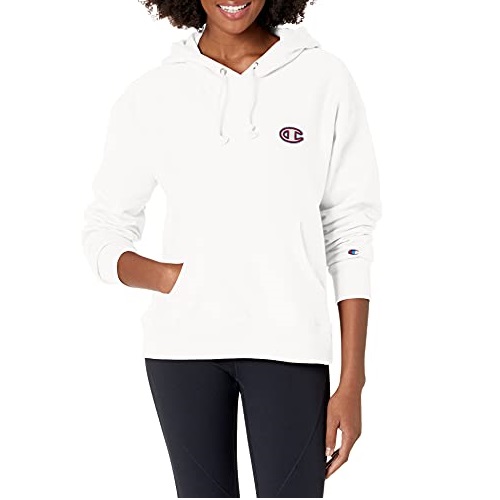 Champion Women's Relaxed Reverse Weave Hoodie, Left Chest C, List Price is $65, Now Only $12.61