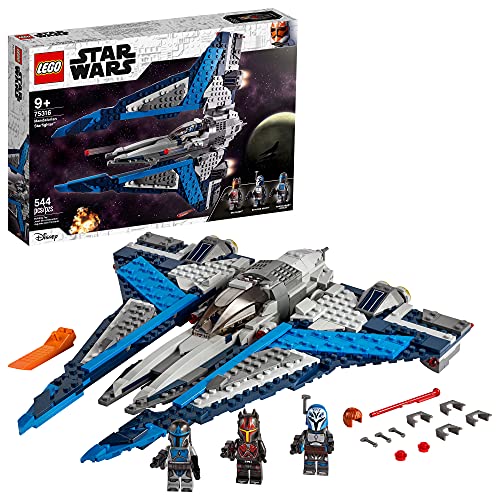 LEGO Star Wars Mandalorian Starfighter 75316 Awesome Toy Building Kit for Kids Featuring 3 Minifigures; New 2021 (544 Pieces), List Price is $59.99, Now Only $49.99, You Save $10.00 (17%)