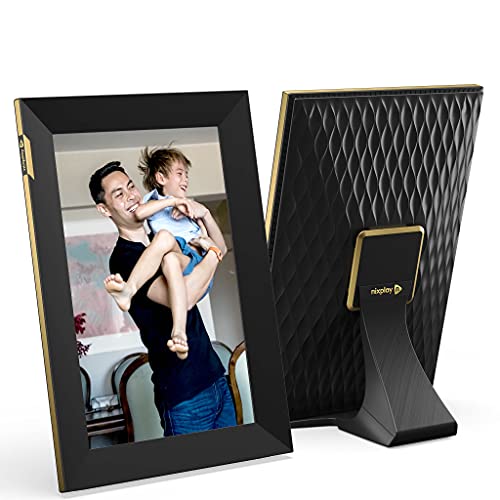 Nixplay 10.1 inch Touch Screen Digital Picture Frame with WiFi (W10K) - Black - Share Photos and Videos Instantly via Email or App, List Price is $209.99, Now Only $119.99
