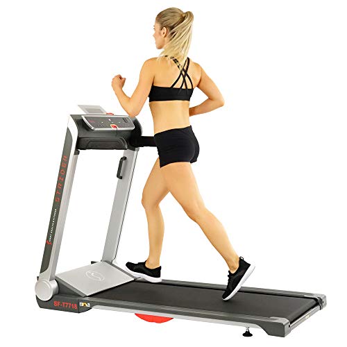 Sunny Health & Fitness No Assembly Motorized Folding Running Treadmill, 20
