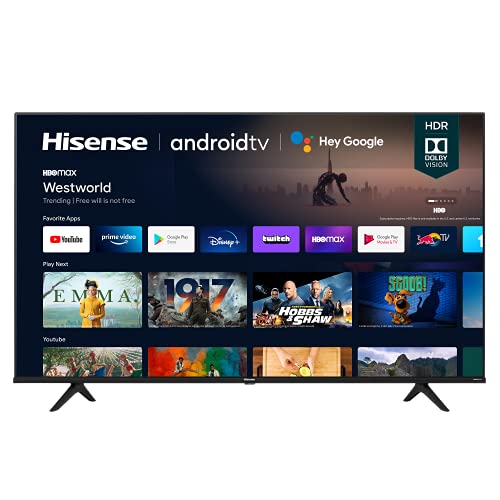 Hisense 55A6G 55-Inch 4K Ultra HD Android Smart TV with Alexa Compatibility (2021 Model), List Price is $449.99, Now Only $319.99, You Save $130.00 (29%)