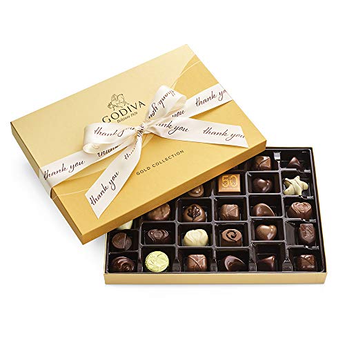 好礼！Godiva Chocolatier歌帝梵经典巧克力礼盒，40颗，原价$54.00，现仅售$40.50，免运费！