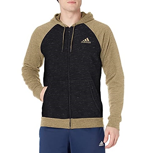 adidas Men's Essentials Mélange Small Logo Hoodie, List Price is $60, Now Only $20.53