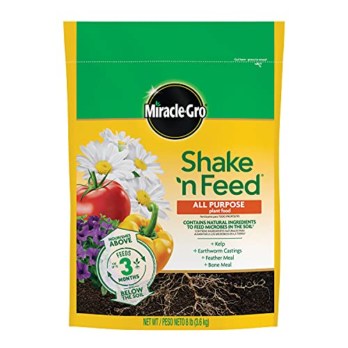 Miracle-Gro 3002010 Shake 'N Feed All Purpose Continuous Release Plant, 8 lb, Brown/A, List Price is $19.99, Now Only $16.99, You Save $3.00 (15%)