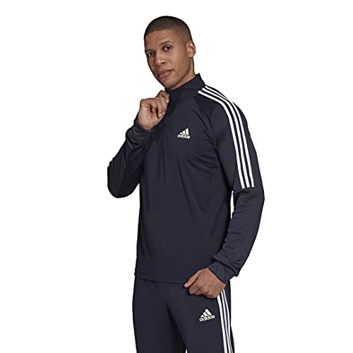 adidas Men's Aeroready Sereno Cut 3-Stripes Slim 1/4-zip Training Top, List Price is $45, Now Only $18.7, You Save $26.30 (58%)