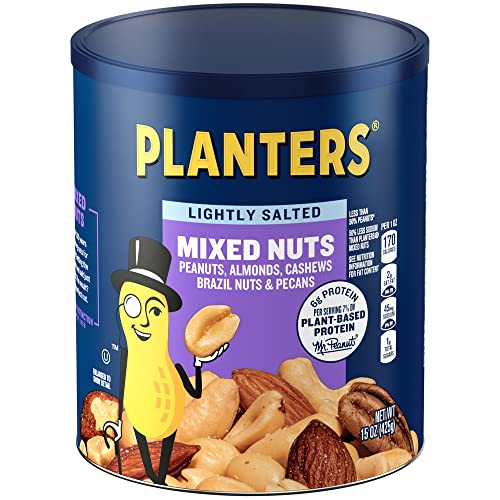 Planters Lightly Salted Mixed Nuts, 15 oz Can, Now Only $4.49