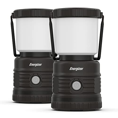 Energizer LED Camping Lanterns (2-Pack), Rugged Water Resistant Tent Lights, Requires 3 D Batteries (Not Included), List Price is $39.99, Now Only $16.38