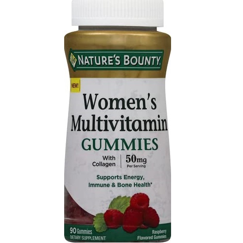 Women Multivitamin by Nature's Bounty, Vitamin Supplements for Adults, Fruit Flavored, 90 Gummies, List Price is $11.29, Now Only $4.19, You Save $7.10 (63%)