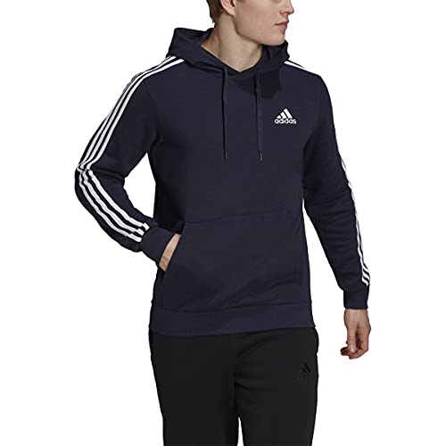 adidas Men's Essentials Fleece 3-Stripes Hoodie, List Price is $55, Now Only $22, You Save $33.00 (60%)