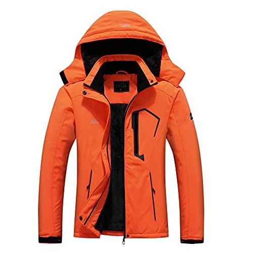 Pooluly Women's Ski Jacket Warm Winter Waterproof Windbreaker Hooded Raincoat Snowboarding Jackets, Now Only $27.49