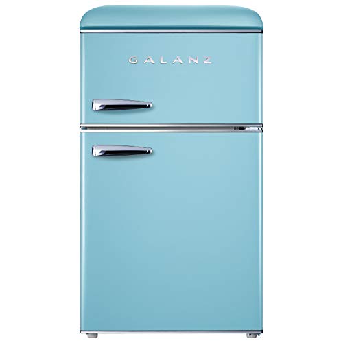 史低价！Galanz格兰仕 GLR31TRDER 复古 双门冰箱，3.1Cu FT，原价$279.99，现仅售$149.45  ，免运费！不同颜色和大小可选！