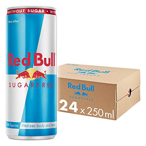 Red Bull Energy Drink Sugar Free 24 Pack of 8.4 Fl Oz, Sugarfree, Now Only $26.99