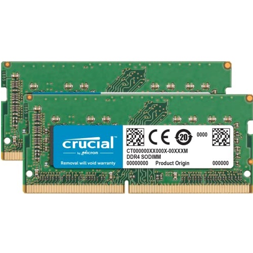 Crucial RAM 32GB Kit (16GBx2) DDR4 3200MHz CL22 (or 2933MHz or 2666MHz) Laptop Memory CT2K16G4SFD832A, Now Only $132.99