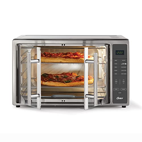 Oster Air Fryer Countertop Toaster Oven, French Door and Digital Controls,Stainless Steel, Extra Large, 42 L, List Price is $199.99, Now Only $149.99, You Save $50.00 (25%)