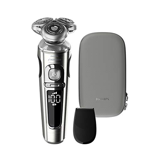 Philips Norelco Shaver 9000 Prestige, Rechargeable Wet or Dry Electric Shaver with Trimmer Attachment and Premium Case, SP9820/87, List Price is $299.99, Now Only $249.96