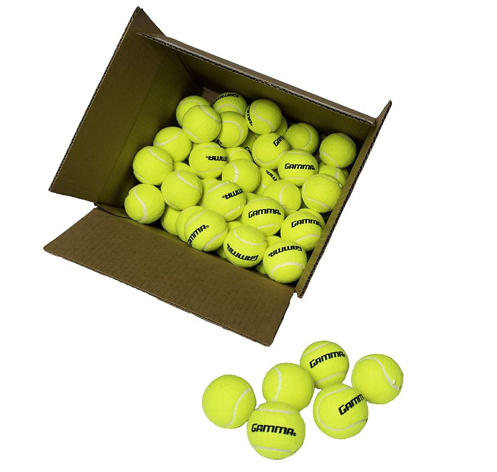 GAMMA Pressureless Tennis Ball Box| Box w/ 75 Practice Balls | Ideal for All Court Types| Premium Tennis Accessories $58.90