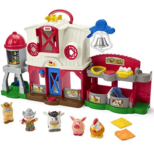 Fisher-Price Little People Caring for Animals Farm Playset with Smart Stages Learning Content for Toddlers and Preschool Kids, List Price is $39.99, Now Only $27.99, You Save $12.00 (30%)