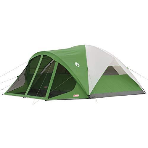 Coleman Camping Tent with Screen Room | 8 Person Evanston Dome Tent with Screened Porch, List Price is $289.99, Now Only $$61.59