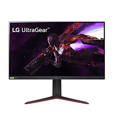 LG 32GP850-B 32” Ultragear QHD (2560 x 1440) Nano IPS Gaming Monitor w/ 1ms (GtG) Response Time & 165Hz Refresh Rate, NVIDIA G-SYNC Compatible with AMD FreeSync Premium Only $396.99