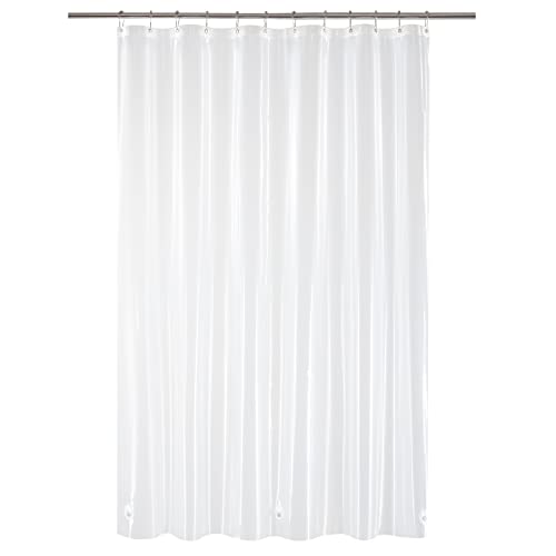 Lifewit Bathroom Clear Shower Curtain Liner 72x72 PEVA 6G Waterproof Shower Stall Curtain Odor Free with 12 Rustproof Metal Grommet Holes 3 Bottom Magnetic Weights Compatible with Standard Showers