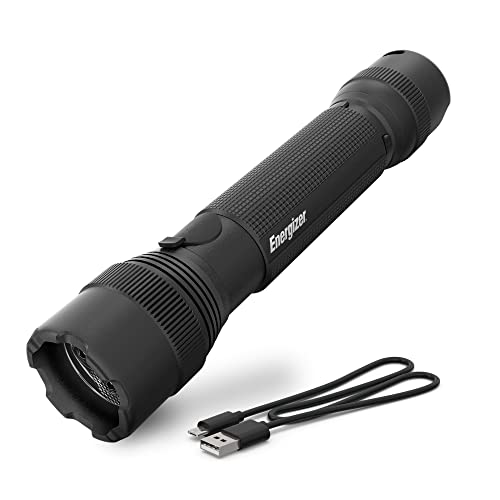 Energizer TAC R 800 LED Tactical Flashlight, Bright Rechargeable Flashlight for Emergencies and Camping Gear, Water Resistant Flashlight, USB Included,  Only $12.41