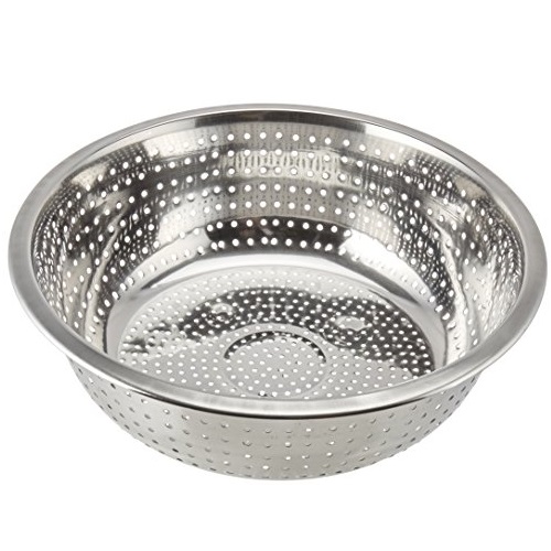 Winco Chinese Colander with 2.5 mm Holes, 11-Inch, Stainless Steel, List Price is $8.92, Now Only $7.65, You Save $1.27 (14%)
