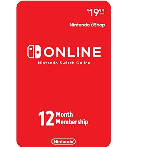Nintendo Switch Online 12-Month Individual Membership [Digital Code], List Price is $19.99, Now Only $18.59, You Save $1.40 (7%)