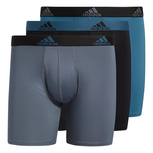 史低价！Adidas 阿迪达斯 Climalite 男士速干运动内裤 3条装，原价$36.00，现仅售$18.00