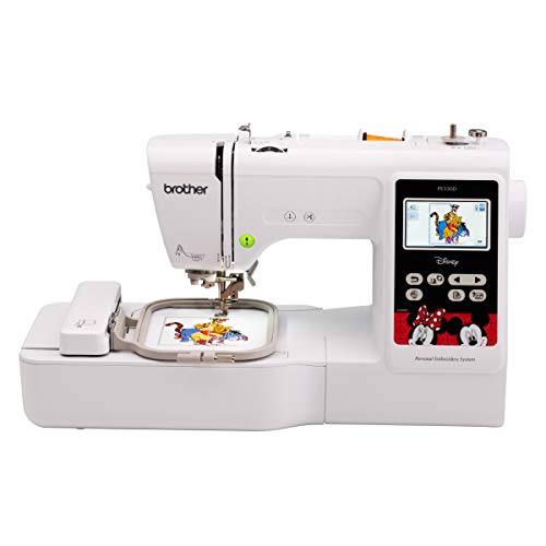 Brother PE550D Embroidery Machine, 125 Built-in Designs Including 45 Disney Designs, 4