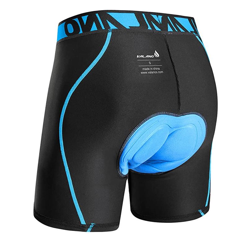 Valano Men’s Cycling Shorts Bike Underwear 3D Padded, Bicycle MTB Liner Mountain Shorts for Cycle Riding Biker, UPF50+