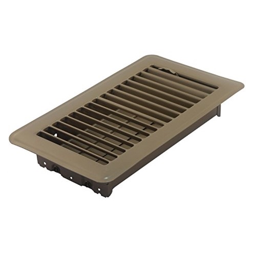 Accord ABFRBR48 Floor Register with Louvered Design, 4-Inch x 8-Inch(Duct Opening Measurements), Brown,  Only $6.80