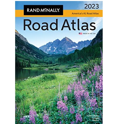 最新版！Rand McNally 北美 （美国、加拿大和墨西哥）大号 地图册，2023版，原价$19.99，现仅售$17.99