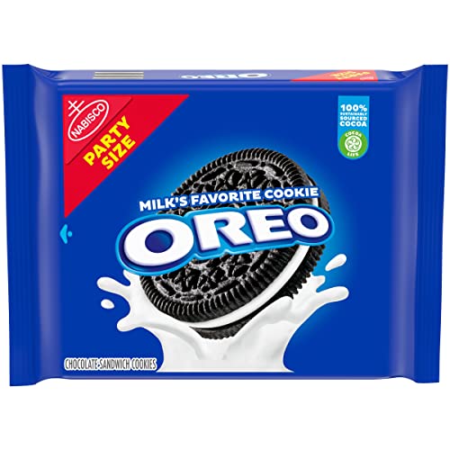 OREO Chocolate Sandwich Cookies, Party Size, 25.5 oz, List Price is $11.67, Now Only $4.54