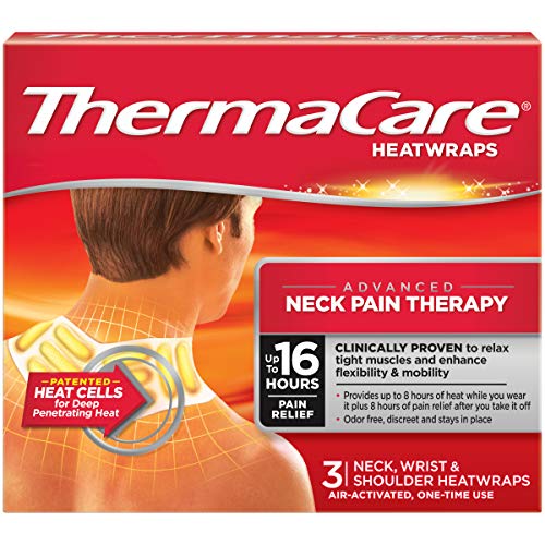 ThermaCare Portable Heating Pad, Neck and Shoulder Rain Relief Patches, Multi-Purpose Heat Wraps, 3 Count, List Price is $29.96, Now Only $5.96, You Save $24.00 (80%)