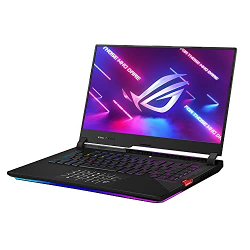 ASUS ROG Strix Scar 15 (2021) Gaming Laptop, 15.6” 300Hz IPS Type FHD, NVIDIA GeForce RTX 3080, AMD Ryzen 9 5900HX, 16GB DDR4, 1TB SSD, Opti-Mechanical Per-Key RGB Keyboard,G533QS-DS96, $1,899.99