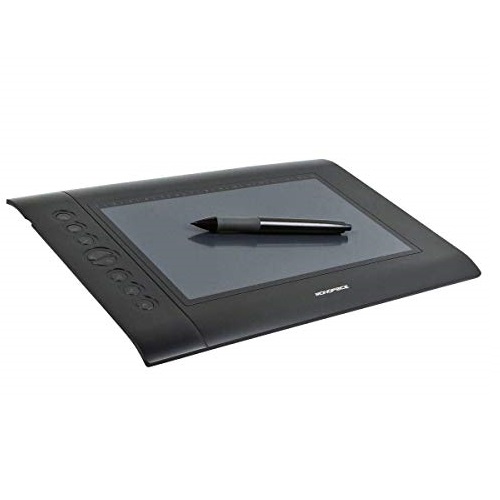 Monoprice 110594 10 x 6.25-inch Graphic Drawing Tablet (4000 LPI, 200 RPS, 2048 Levels),10