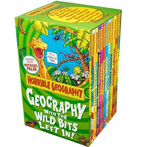 《Horrible Geography 可怕的地理》书籍套装，12本，原价$224.99，现仅售$43.00，免运费！