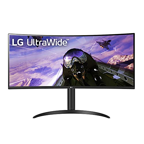 LG 34WP65C-B 34-Inch 21:9 Curved UltraWide QHD (3440x1440) VA Display with sRGB 99% Color Gamut and HDR 10 and 3-Side Virtually Borderless Display with Tilt/Height Only $279.99