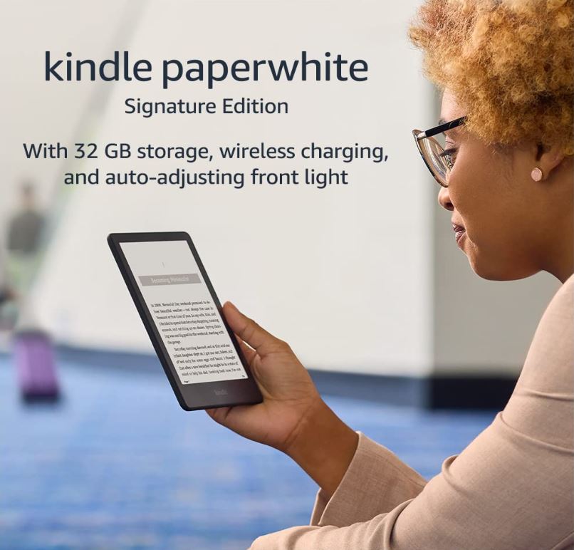 开学好价！Kindle Paperwhite 签名版 (32 GB) –无锁屏广告6.8寸，可无线充电，带自动调节前灯，原价$189.99，现仅售$149.99免运费！