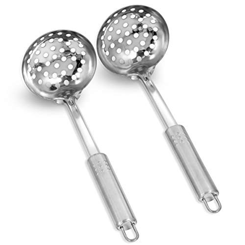 Simpli-Magic Cooking Utensils Stainless Steel, 2 Pack Bundle, Slotted Spoon, Now Only $3.40