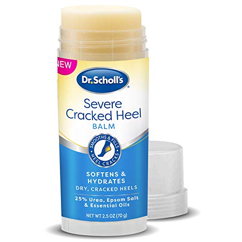 Dr. Scholl's Cracked Heel Repair Balm 2.5oz, with 25% Urea for Dry Cracked Feet, Heals and Moisturizes for Healthy Feet, Now Only $4.87
