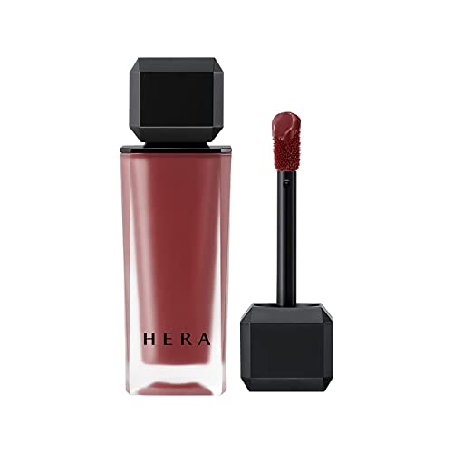 HERA Sensual Powder Matte Liquid Lipstick, Endorsed by Jennie Kim, Nourish and Long Lasting for Smooth Full Lips by Amorepacific 499 ROSY SUEDE
