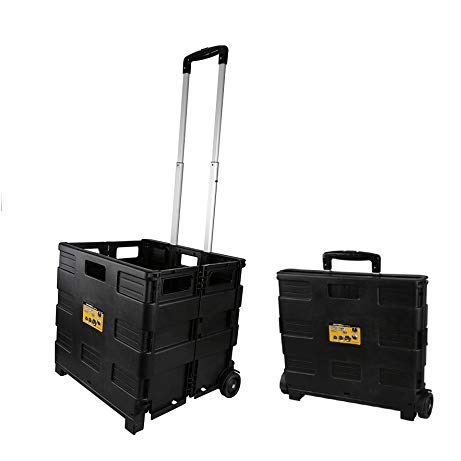 Olympia Tools 85-010 Grand Pack-N-Roll Portable Tools Carrier with Telescopic Handle, 80 Lb. Load Capacity, Black, List Price is $40.34, Now Only $24.99, You Save $15.35 (38%)